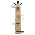 thumbnail image 4 of 4-Tier Door Hanging Cat Tree, Door Mounted Cat Climbing Frame, 4 of 16