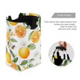thumbnail image 3 of Yayeee Freestanding Laundry Hamper with Handle Collapsible Large Storage Basket for Clothes, Orange Bees, 3 of 7