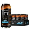 Beyond Raw LIT Ready to Drink PreWorkout, Energy, Focus, Intensity and Pumps, Nitric Oxide Boost, Zero Sugar, 250mg Caffeine with Beta Alanine, JOLLY RANCHER Blue Raspberry, 16oz, 12 Cans