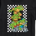 thumbnail image 3 of Teenage Mutant Ninja Turtles - TMNT Checker Graphic - Men's Short Sleeve Graphic T-Shirt, 3 of 5