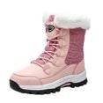thumbnail image 2 of Botas de nieve cálidas y gruesas de caña alta, zapatos de algodón, botas ligeras de talla grande para mujer Wmkox8yii ghj2246, 2 of 9