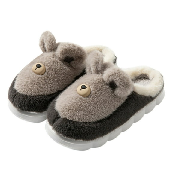 KANG Cozy Winter Slippers For And Soft Fleece Indoor Shoes With Memory Foam Comfort Sole