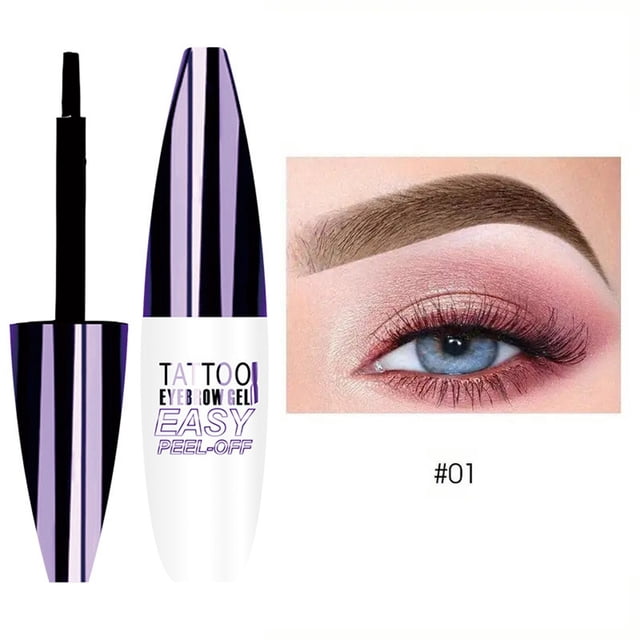 Gel à Sourcils Semi-Résistant à la Transpiration Naturel Longue Durée