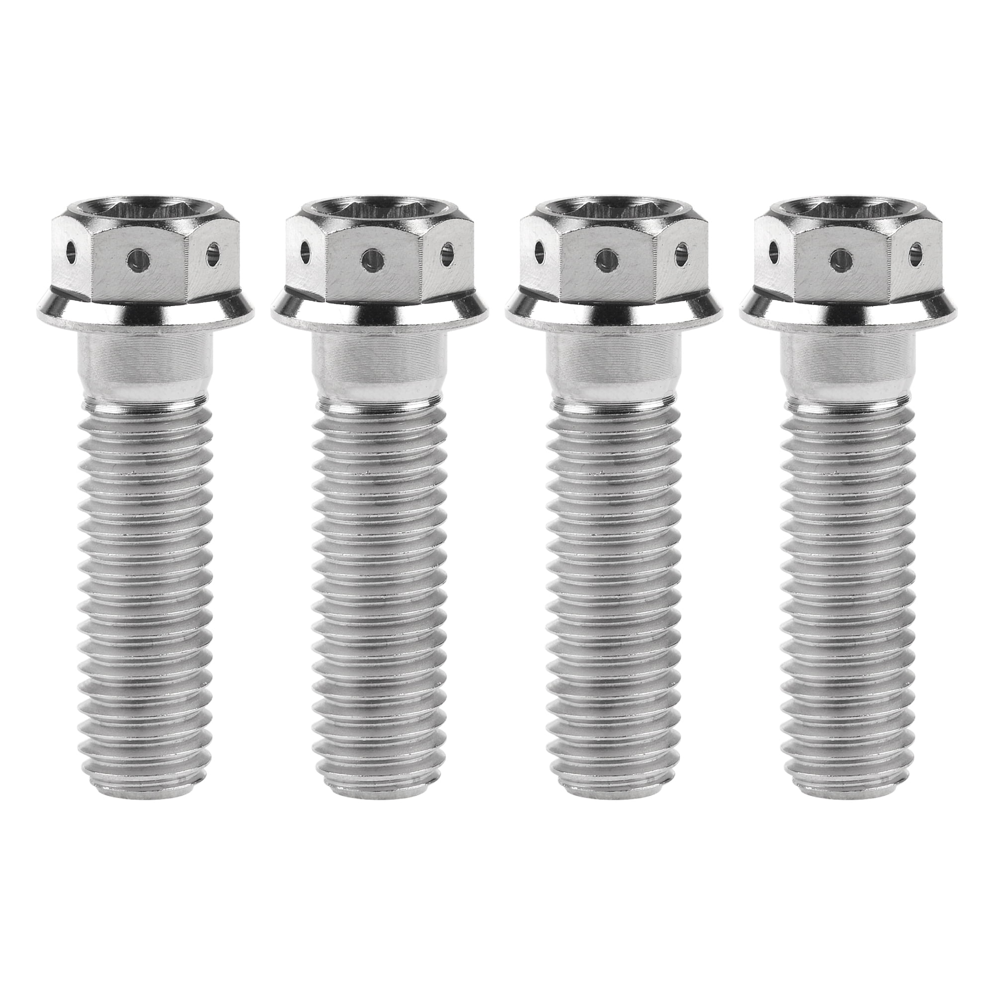 M10 Ttanum Drlled Head Hex Flange Bolts 20 25 30 35 40 45 50 55 60
