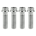 thumbnail image 1 of Wanyifa Titanium Flange Hex Head Bolt M10 20 25 30 35 40 45 50 55 60 65 70 75 80 85 90mm Screws,M10x40mm Pitch 1.25mm,Silver,4 Pcs, 1 of 6
