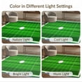 thumbnail image 7 of ODIKA 8'x10' Washable Area Rug Football Field Sport Theme With Yard Line Stripes And Goal Marks for Living Room, Under Sectional, Family , Durable, Non-Slip, 7 of 7
