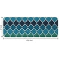 thumbnail image 7 of Blue Green Checkered Pattern Kitchen Rug Mat,Kitchen Runner Rugs Non Skid Washable,Decorative Kitchen Floor Mats for Kitchen,Sink,Laundry,17"x47.2", 7 of 7