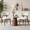 Beige, variant on EHANCIS Fabric Upholstered Dining Chairs Set of 2,Ergonomic Curved Backrest with Extra-Thick Cushion, Classic Wooden Legs, Suitable for Kitchen and Dining Room(Green)
