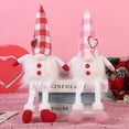 thumbnail image 5 of Valentine's Gift Valentine Gnome Light Up Faceless for Doll Plaid Heart Tomte Elf Dwarf Nisse Scandinavian Santa Ornaments Kitchen Tiered Tray Decorations, 5 of 14