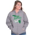 thumbnail image 3 of Florida Popeye in the Sunshine State Zip Up Hoodie Men's Women's Brisco Brands S, 3 of 5