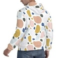 thumbnail image 6 of Haiem Geometric Spots Patterned Men's Hoodie with Kangaroo Pocket - Ideal Pullover Sweatshirt for Daily Wear, Travel, and Home-4X-Large, 6 of 7