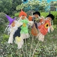 thumbnail image 3 of Halloween Witch Straw Scarecrow Decor - Outdoor Halloween Decoration, Spooky Garden Decor for Harvest Festival, Durable Scarecrow Stake for Lawn, Party & Photo Shoots, Unique Gift Idea, 3 of 7