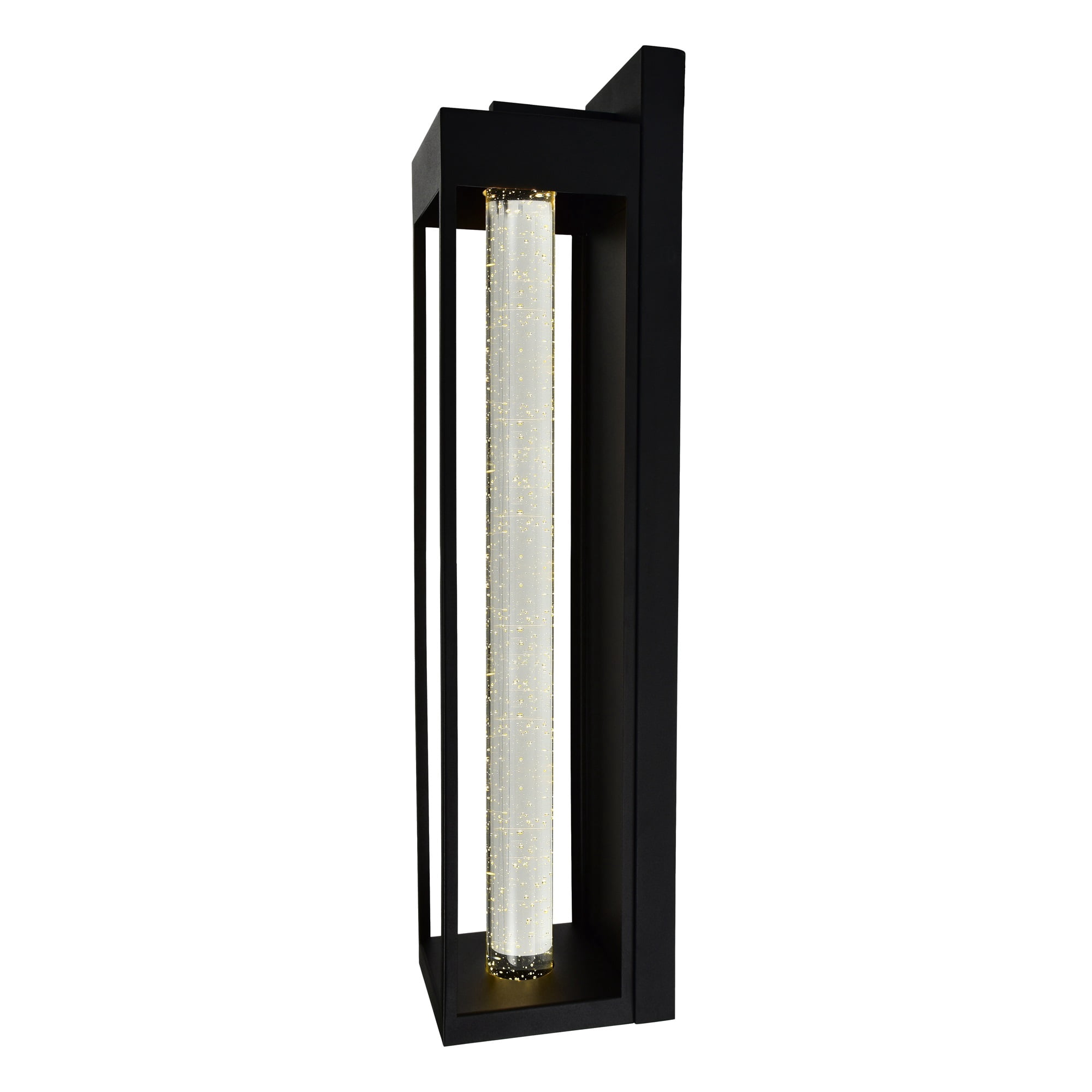 CWI Lighting Rochester LED Integrated Black Metal Outdoor Wall Light