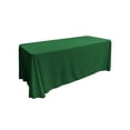 thumbnail image 2 of LA Linen Polyester Poplin Rectangular Tablecloth 90 by 132-Inch, Emerald Green, 2 of 2
