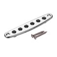 thumbnail image 1 of Electric Guitar Parts String Through Body Ferrules Bushing Plate Metal Alloy Metal 0.78oz For Guitar Replacement, 1 of 5