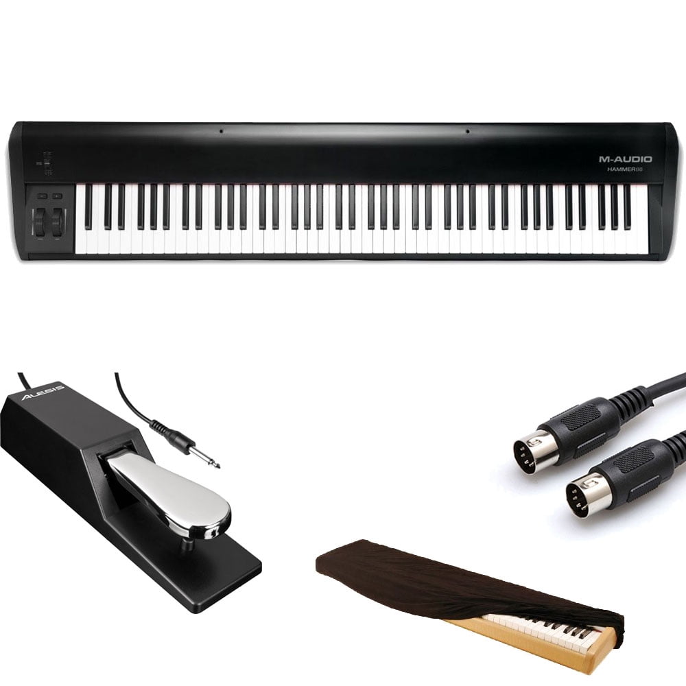 MAudio Hammer 88Key HammerAction keys USB MIDI Keyboard Controller