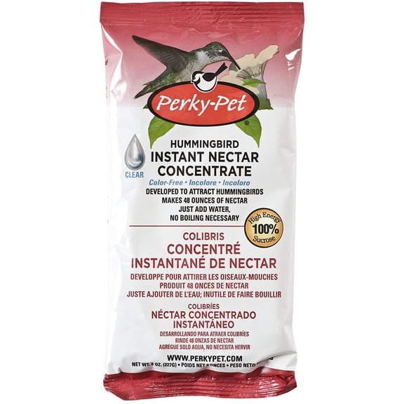 Perky Pet 243SF 8 Oz Clear Hummingbird Nectar