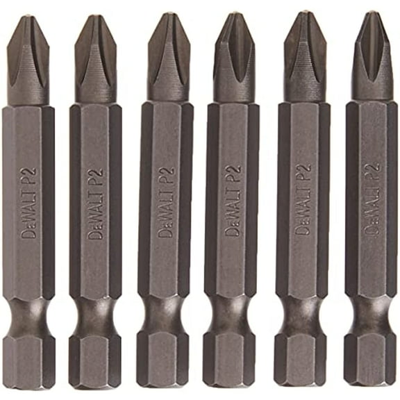 DEWALT DW2022B6 #2 Drill Bits 6 Pack