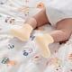 thumbnail image 3 of 3 Pairs Of Baby Girl Ankle Socks: Breathable Cotton Princess Short Socks Ruffle Edge - Summer Thin Feet Coverings For Toddlers Infants, 3 of 3