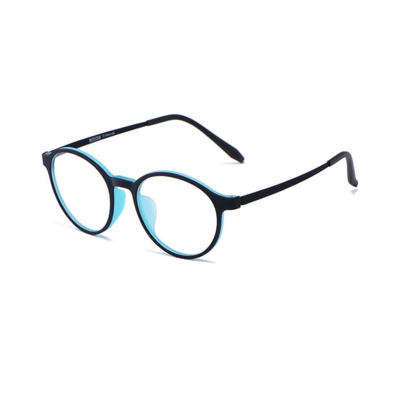 Qarigey TR90 anteojos lisos ligeros lentes de marco completo Unisex espejo Flexible pierna antideslizante gafas de moda Type3 NO3