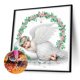 thumbnail image 5 of Pintura de diamante 5D DIY taladro en forma especial parcial Ángel decoración infantil 30x30cm, 5 of 9