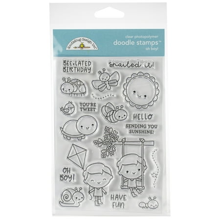 UPC: 0842715063310 | Doodlebug Clear Doodle Stamps-Oh! Boy