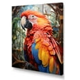 thumbnail image 2 of Designart "Euphony In The Tropical Jungle With Parrots I" Parrot Canvas Prints, 2 of 7
