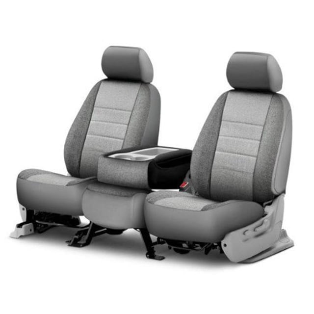 FIA OE3835GRAY Front Bucket Seat Cover for Chevy Silverado 1500, Gray