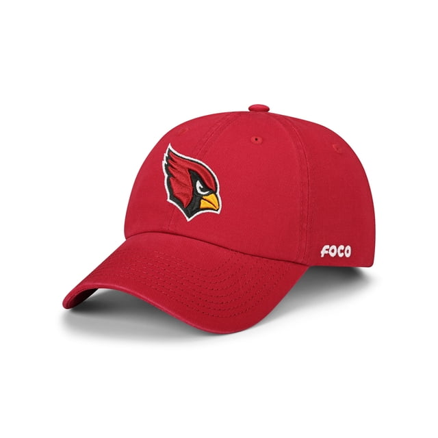 Gorra informal con logo principal de la NFL Arizona Cardinals de FOCO - Rojo oscuro