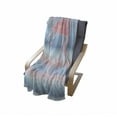 thumbnail image 4 of Flamingo Soft Flannel Fleece Throw Blanket, Illustration of Royal Animal in the Lake Soft Pale Romantic Colors Art Work, Cozy Plush for Indoor and Outdoor Use, 50" x 70", Pink Blue, by Ambesonne, 4 of 6