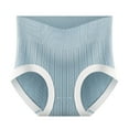 thumbnail image 6 of Elainilye Fashion Womens Seamless Underwear Traceless Briefs Graphene Crotch High Waist Underwear Butt Lifter Panties Briefs,Blue, 6 of 6