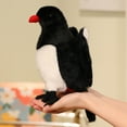 thumbnail image 3 of Simulated Magpie Stuffed Animal Plush Doll Gift - Fun Educational Bird Plush Toy Birthday Gift-8.7'', 3 of 6