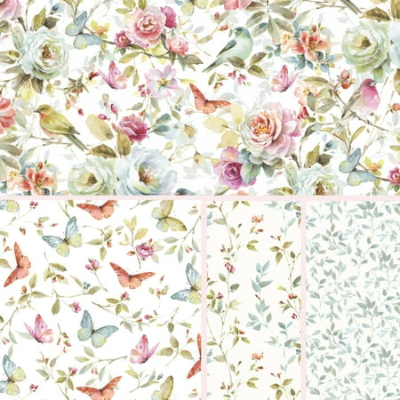David Textiles Cotton 36" x 44" Beautiful Romance 100% Cotton Precut Fabric, 1 yard precut