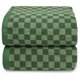 thumbnail image 1 of Toallas de baño Jacquotha Luxury Green a cuadros, 480 g/m², algodón, 1 of 7