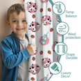 thumbnail image 3 of Blackout Kids Curtains,White Cow Milk Strawberry Pattern Childrens Insulated Curtains Set Of 2,Bedroom Essentials,Toddler Room Decor 42x84in(106x213cm), 3 of 5