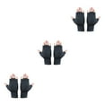 thumbnail image 3 of Maytalsory Gants de Compression Cadeau Réfléchi Confortable à Porter Adapté à Tous les Gants de Sport en Nylon Sans Doigts Noir XL 3Set, 3 of 6