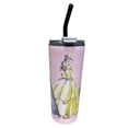 thumbnail image 2 of Princesas Disney Vaso Termo doble Pared Acero Inoxidable con tapa y Popote Rosa, 2 of 4