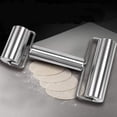 thumbnail image 4 of Double Roller, Stainless Steel Pastry and Pizza Double Dough Baker Roller Metal Kitchen Utensils Ideal for Baking Dough, Pizza, 4 of 5