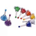 thumbnail image 4 of 8 Note Diatonic Metal Bell Colorful Handbell Hand Percussion Bells Kit Musical Toy for Kids Children for Musical Learning Teachi, 4 of 5
