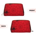thumbnail image 3 of Salouo Spiders On The Web And Space Pattern Large Cosmetic Bag,Portable Travel Makeup Bag Makeup Brush Organizer Cosmetics Pouch Large Capacity Travel Makeup Case Organizer, 3 of 8