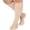 Beige, variant on 1Pairs Plus Size Compression Socks for Women & Men 15-20mmHg - Wide Calf Compression Support Socks for Nurse, Travel, Flight, airplane, Work, Running, Hiking, Sports