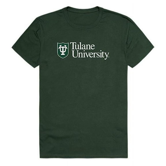 W Republic Apparel 516-198-033-05 Tulane University Mens Institutional Tee, Forest Green - 2X