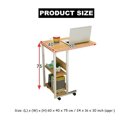 Asewun Computer Desk Study Pc Laptop Writing Table Overbed Table