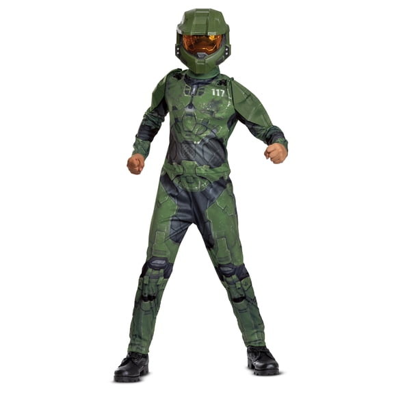 Halo Master Chief Halloween Costume for Children, Boys Size S (6/7), by Disguise