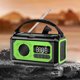 thumbnail image 4 of manivela solar de la alarma SOS de la radio meteorológica de la emergencia 12000mAh para acampar al aire libre, 4 of 9
