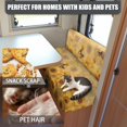thumbnail image 2 of Pzuqiu Butterfly Print Rv Dinette Cushion Cover 2Pcs Full Protection Sunflower Camper Cushion Covers Replacement Easy Using Camper Cushion Slipcovers for Rv Camper Car, 2 of 6