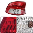 thumbnail image 3 of labwork Right Passenger Outer Side Tail Light 8155152600, TO2819133 Replacement for 2007-2011 Toyota Yaris Sedan Rear Brake Lamp, 3 of 6