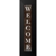 thumbnail image 2 of CAD Designs 6x14 Black Modern Framed Museum Art Print Titled - Welcome, 2 of 5