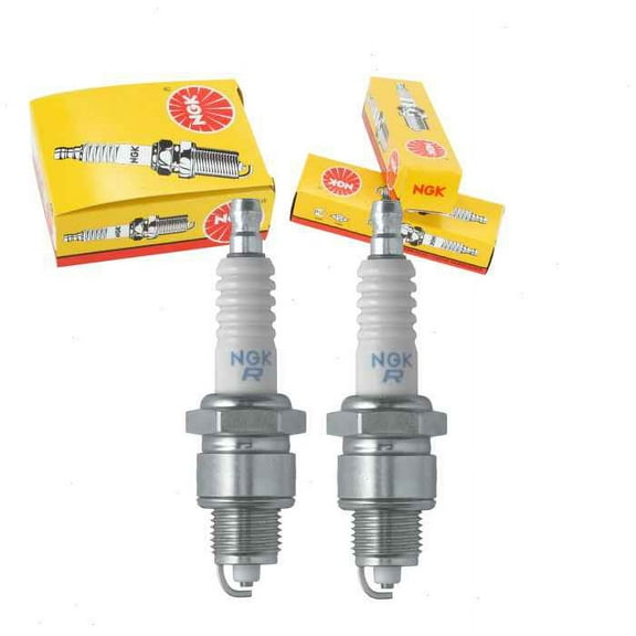 2 pc NGK 2633 Standard Spark Plugs for 3268 94701-00292 94703-00292 98076-56917 99000-79C42-004 W20FPR-U10 W20FPR-UL10 Ignition Wire Secondary