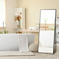 thumbnail image 4 of CONCETTA 71"x26" Rectangle Full Length Mirror, Full Body Standing Mirror Floor Mirror, Black, 4 of 10